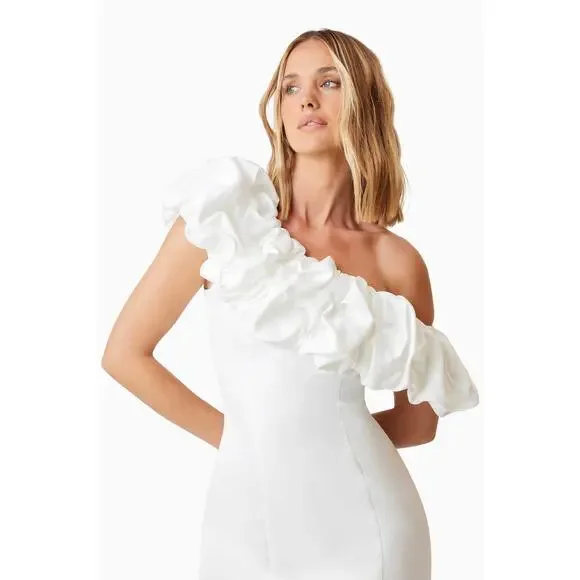 Elliatt Amelie Mini Party Dress wedding bride bridal white size XS - Picture 2 of 15